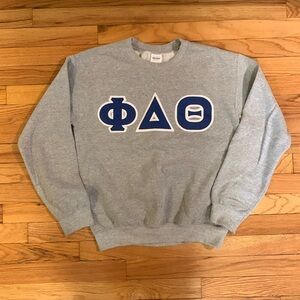 Phi Delta Theta Fraternity Letter Sweatshirt Size Small
